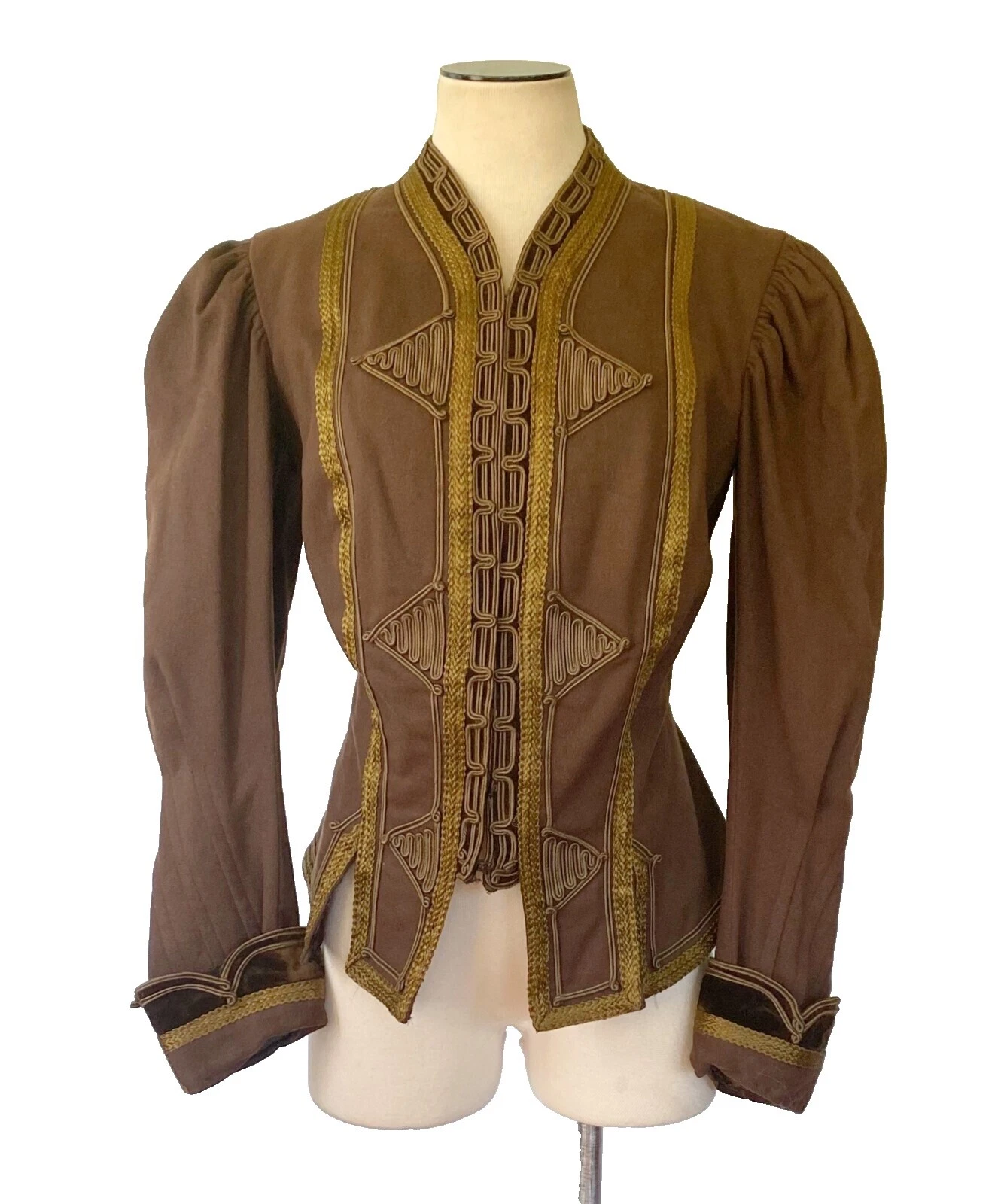 Victorian Vintage Clothing for Women's Velvet 1890s Decade