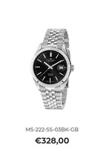 Orologio Mondia Uomo  In Acciaio  Madison-icon Swiss  Made MS 222 Linea Classica