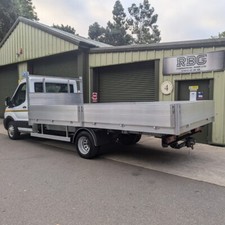 16ft Aluminium Dropside scaffolding body with 400mm high drop down sides