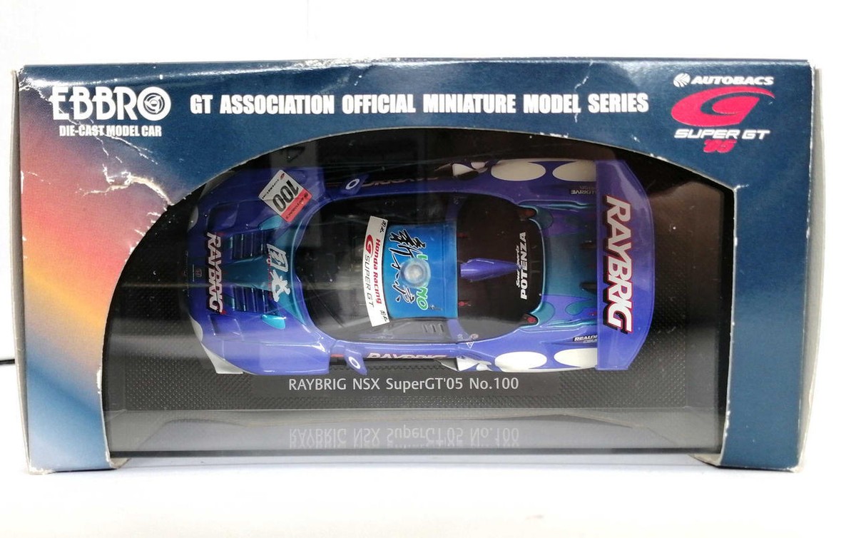 【希少】EBBRO Honda NSX Type R GT 1 43 Ebbro 43921 Honda Real NSX Super GT 500 2007 #17 Model
