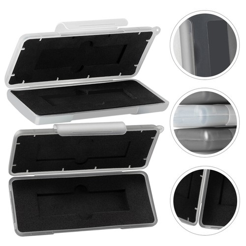 2 Pcs Festplattenschutzbox Reisen SSD Aufbewahrungskoffer Tragbare