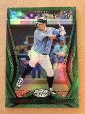 2020 Panini Chronicles Certified Green #17 Yoshitomo Tsutsugo RC Baseball Card