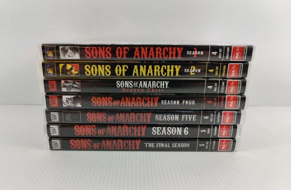 Sons Of Anarchy - Complete Series Seasons 1-7 DVD 1 2 3 4 5 6 7 VGC *Free Post* - image 2 of 4
