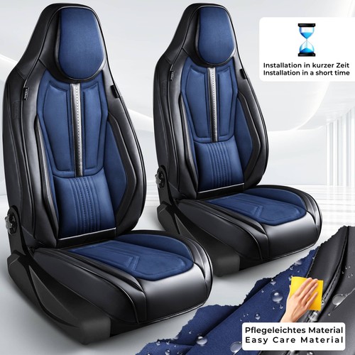 Nio ET5 EL7 ET7 Baujahr ab 2022 kompatible Schonbezüge in Schwarz / Blau DS5 - Bild 3 von 10