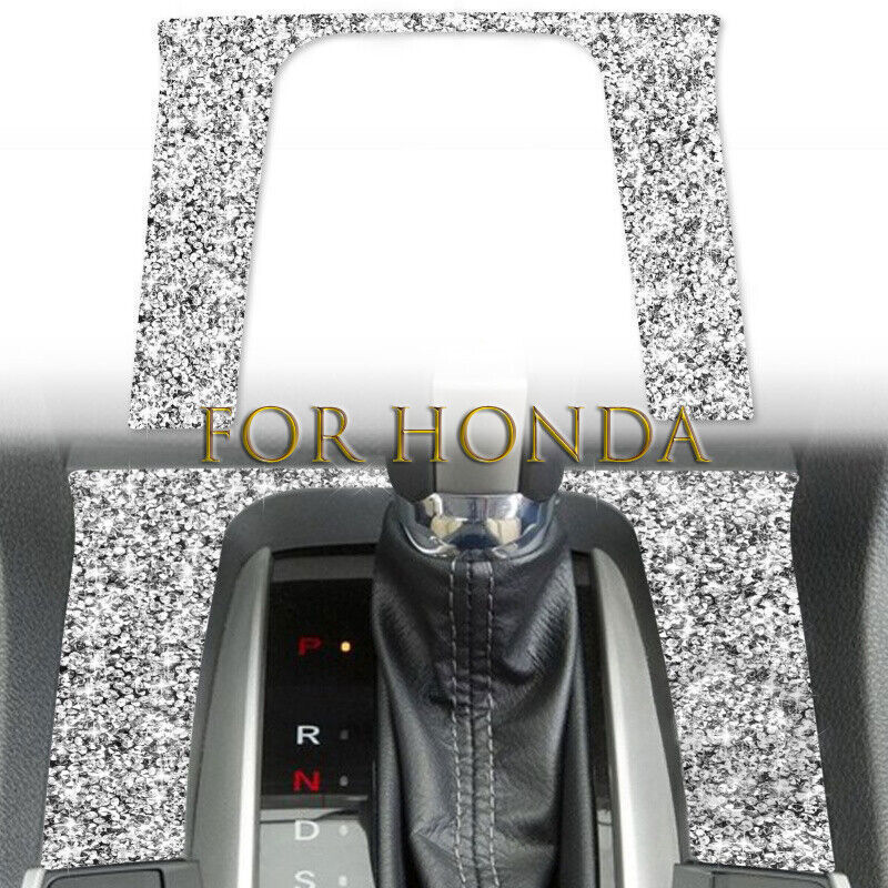 Bling Diamod Car Gear Shift Panel Trim Cover For Honda Civic 10th 2016-2019