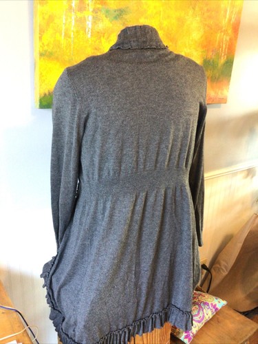 Style & Co Small Gray Long Sleeve Cardigans Sweater - Picture 6 of 10
