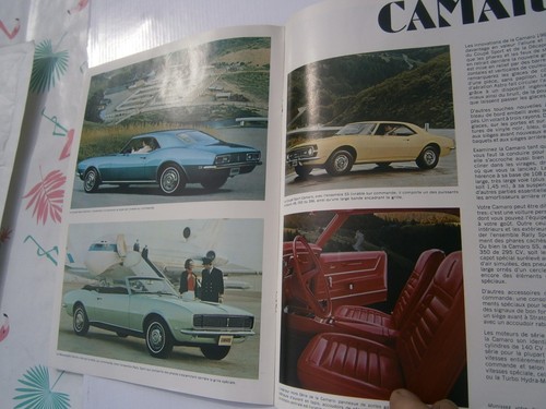 Katalog Werbung Auto Prospekt Amerikanisches Auto Les Chevrolet 1968 auf Französisch - Bild 5 von 6