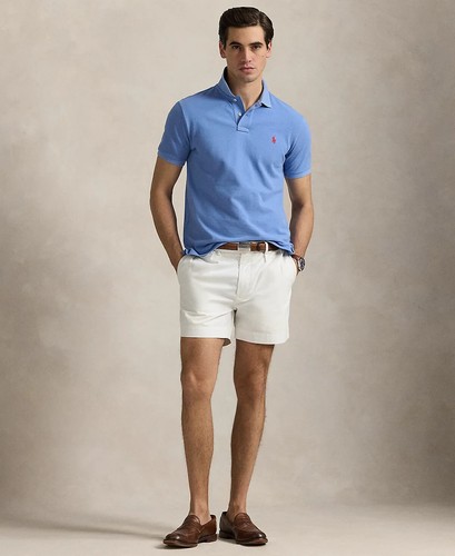 Neu mit Etikett - Polo Ralph Lauren Herren klassische Passform Baumwolle Polo-Shirt, Campus blau M $ 110 - Bild 2 von 7
