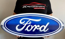 Ford Blue Oval Gradient Steel Sign