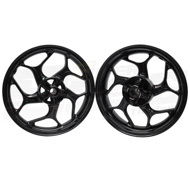 Llantas 250x14,350x14 negro mate para Honda MSX-SF, GROM125 + buje 3 + rodamiento 4 Foto 4 de 4