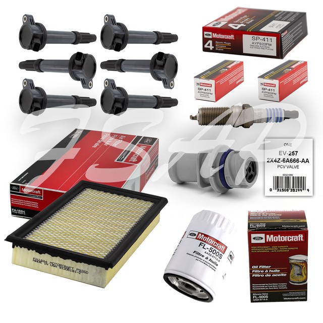 Tune Up Kit 20092010 Ford Edge 3.5L V6 Ignition Coil DG520 SP411