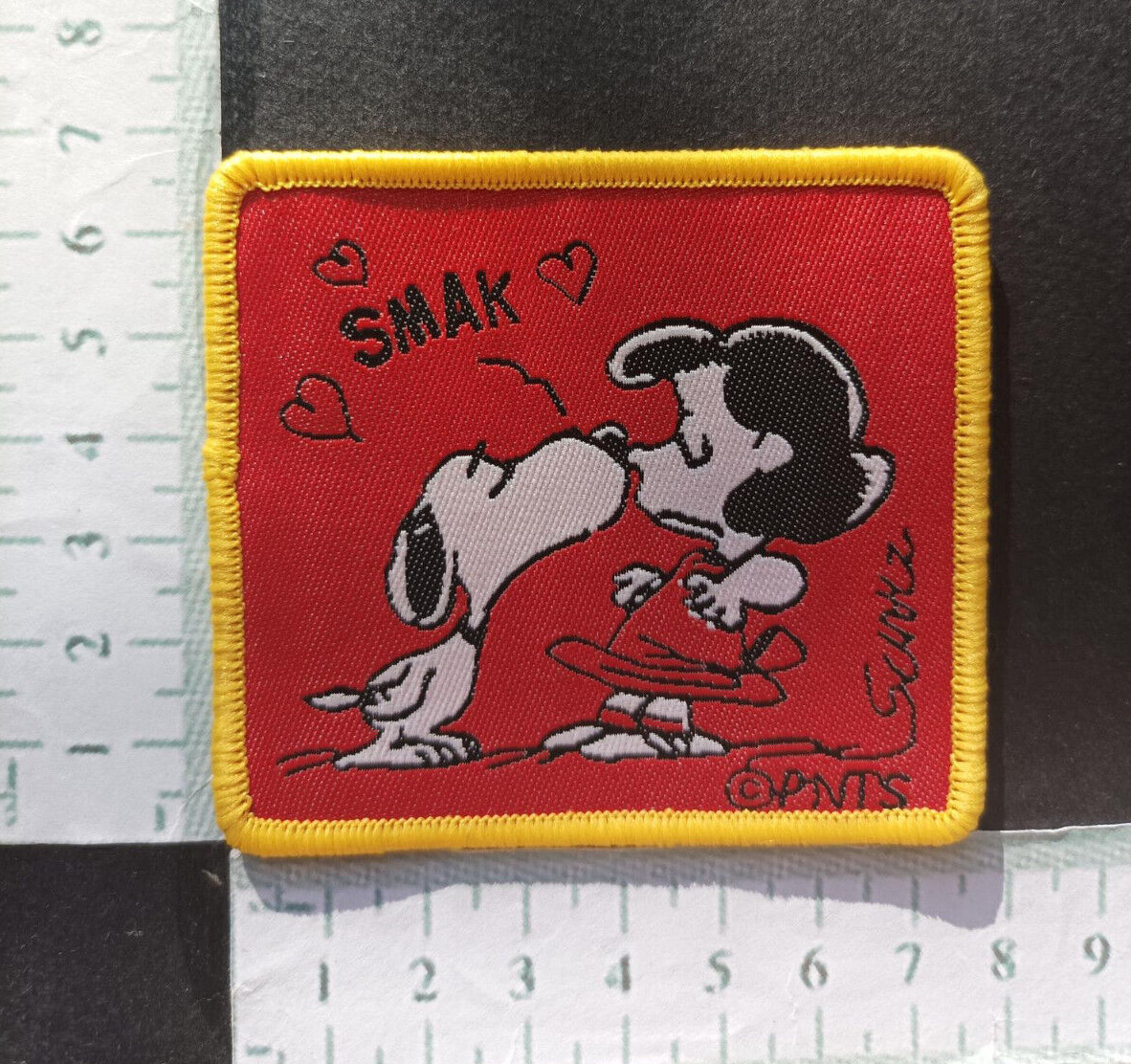 patch Snoopy Woodstock toppa termoadesiva vintage Charlie Brown