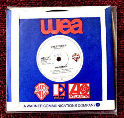 MADONNA MATERIAL GIRL NUMBERED #209 SOUTH AFRICA VINYL 45rpm PROMO WEA WARNER LP
