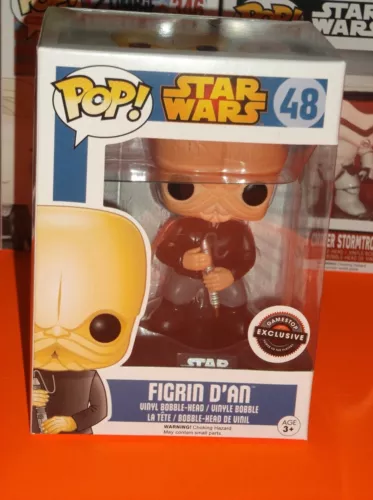 FUNKO POP FIGRIN D'AN #48 STAR WARS VINYL FIGURE GAME STOP EXCLUSIVE