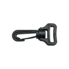 Karabinerhaken drehbar 25 mm Kunststoff Karabiner Haken Acetal Plastik (H39)