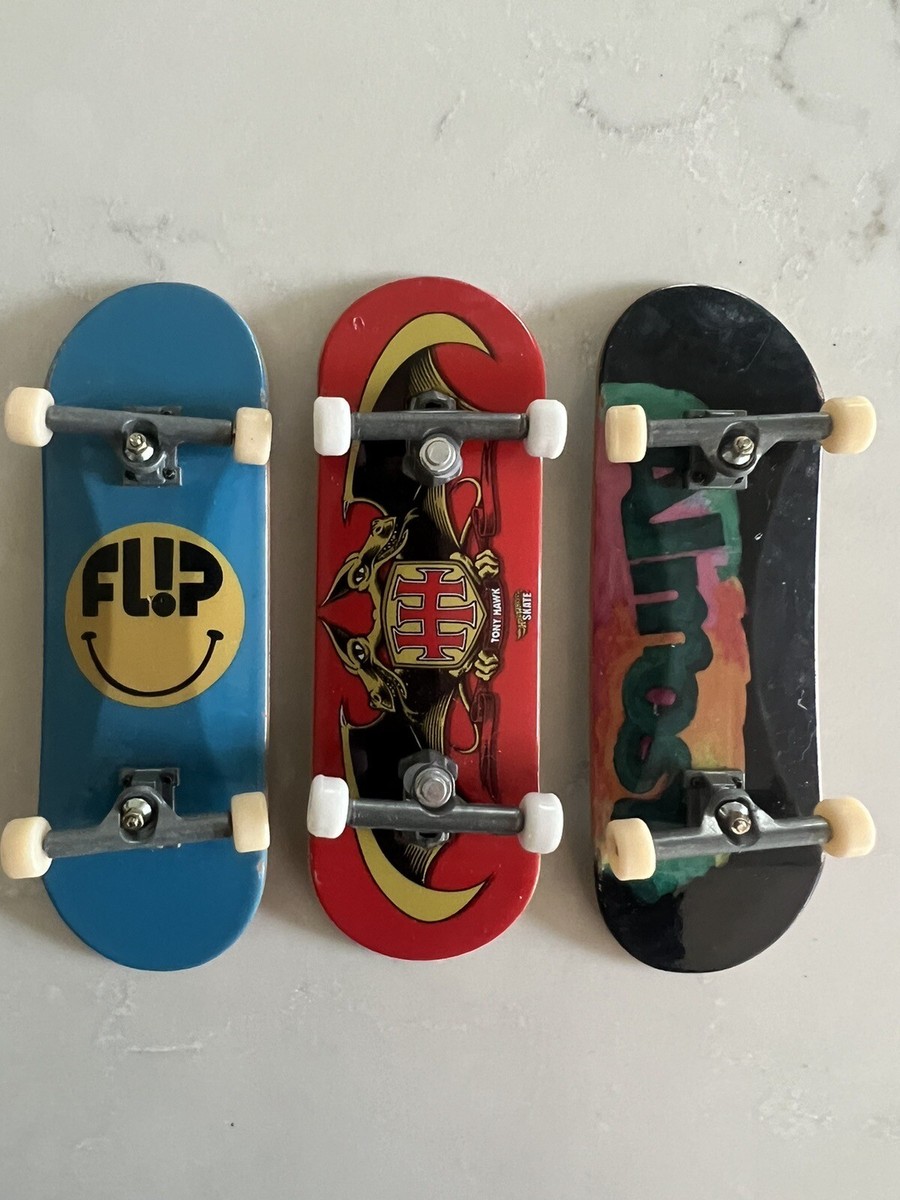 Tech Deck Tony Hawk Finger Skate Board Lot of 3 Flip Almost Hot