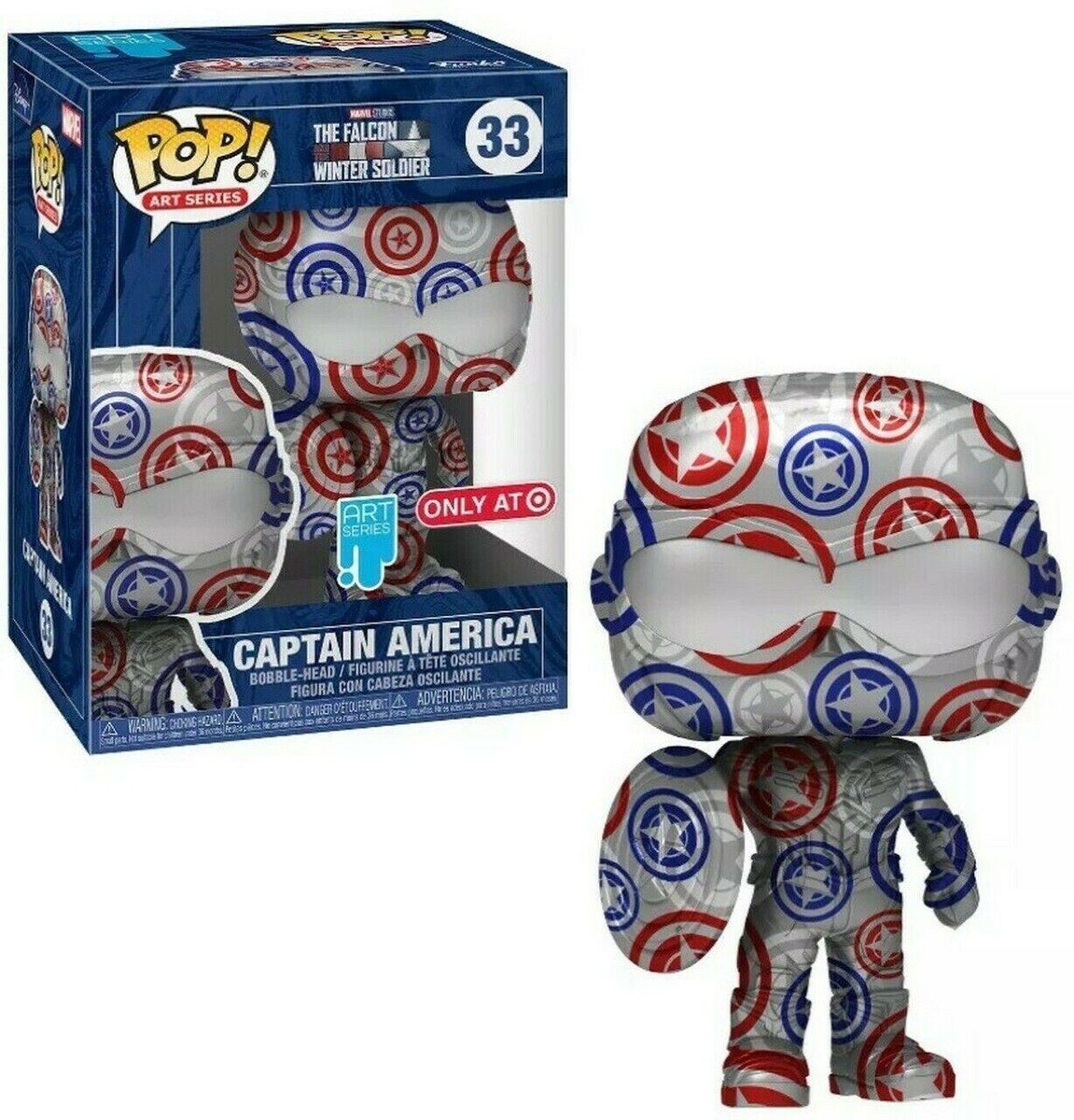 MARVEL - FUNKO POP! マーベル　キャプテン・アメリカ　アートシリーズ限定版 Funko Pop! Marvel: Captain America Artist Series Exclusive