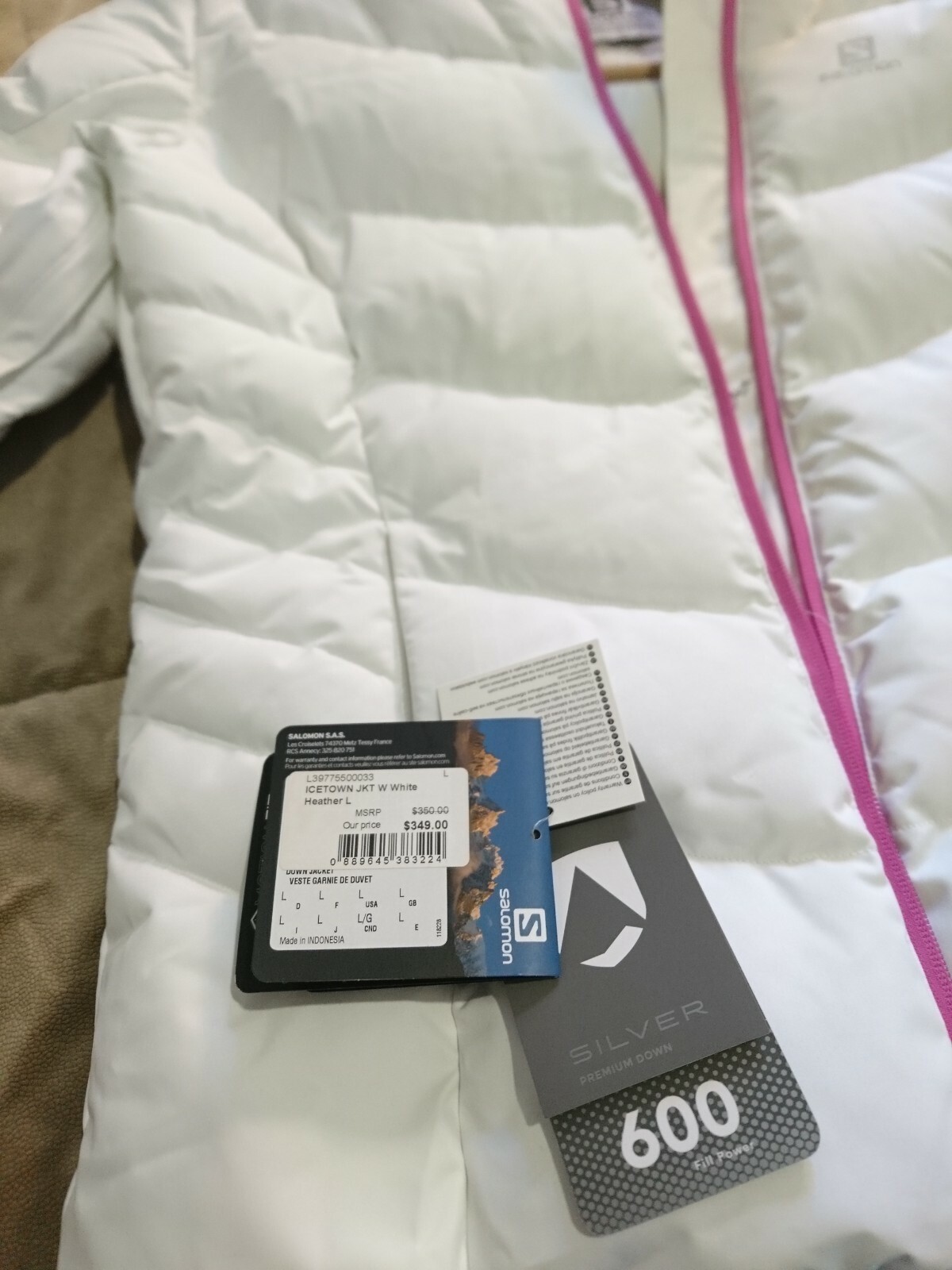 Giacca donna originale SALOMON ICETOWN JKT W Advanced Skin Warm Taglia L