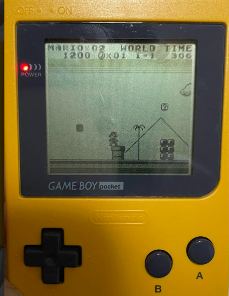 Nintendo MGB001 Game Boy Pocket Console Yellow Tested From Nintendo MGB001 Game Boy Pocket Console Yellow Tested From