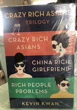 New Unopened The Crazy Rich Asians Trilogy Box Set by Kwan, Kevin Book