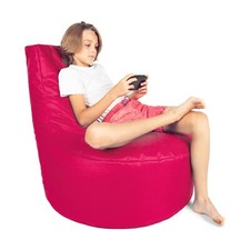 Patchhome Gamer Sessel Kissen Sitzsack Beanbag mit Reißverschluss fertig Befüllt