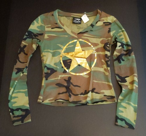 Camo Gold Jeep Willy Star T-Shirt Army 