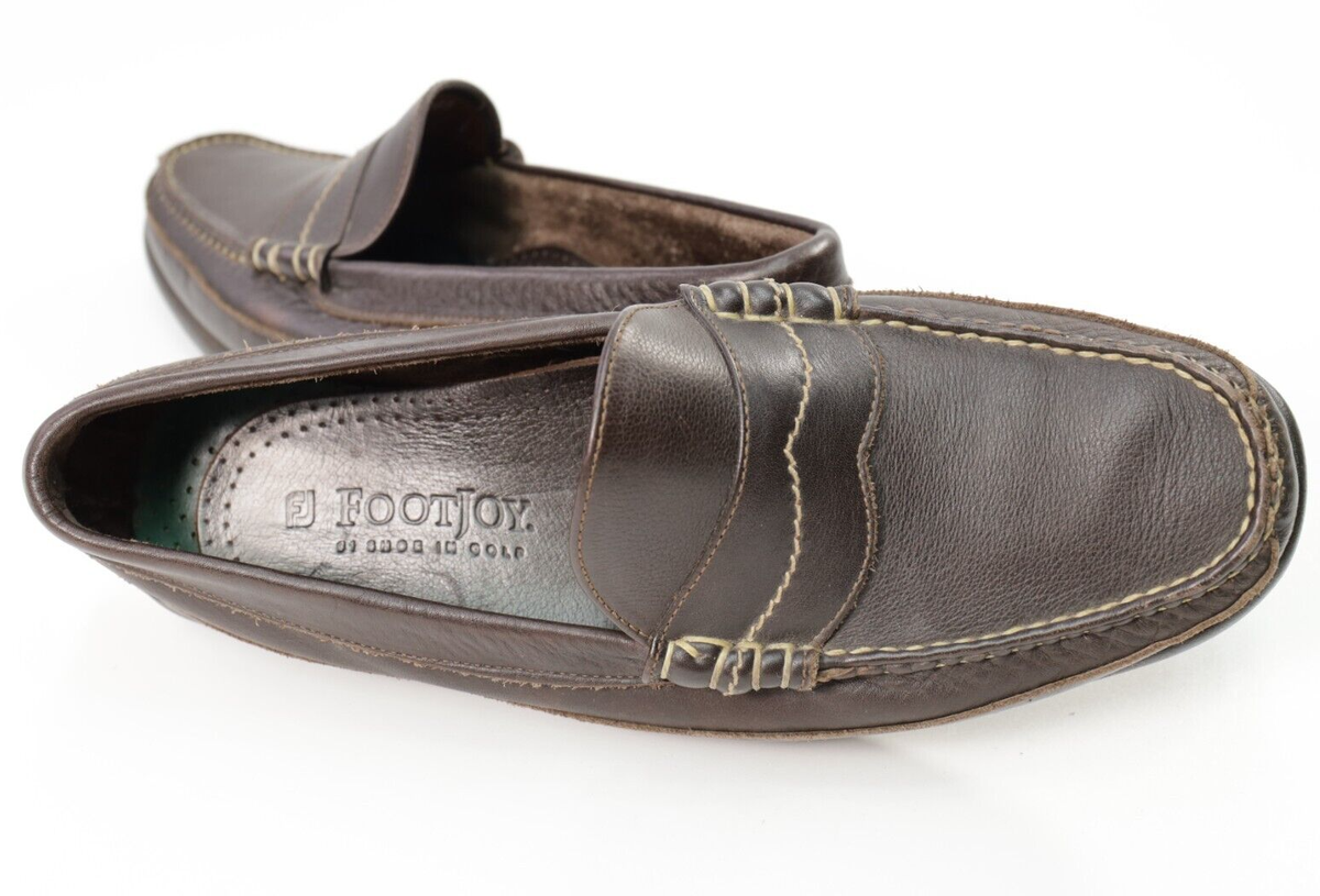 FootJoy Golf Club Loafers Mens Shoes 9.5 D Leather Casual  display picture 1