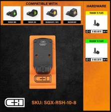 C&H Precision Optic Adapter Plate Sig P320X Series to RMR/Holosun 407C,507C,508T