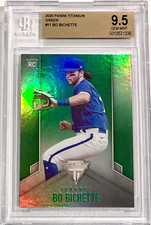 2020 Panini Titanium #11 Bo Bichette GREEN Rookie BGS 9.5 GEM MINT RC