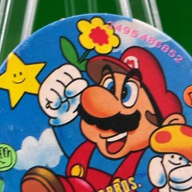 Mario Pa52 Menko Super Bros Famicom Card Nintendo 1985 NES Japan 2.2 Inch