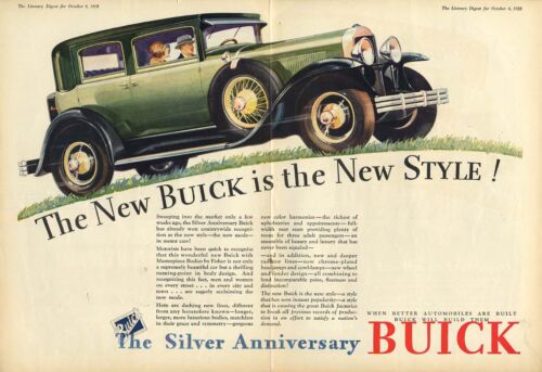 The new Buick is the New Style! 4-door sedan ad 1929 LD - Photo 1 sur 1