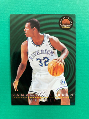 1993-94 SkyBox Thunder and Lightning Jamal Mashburn Jim Jackson TL1