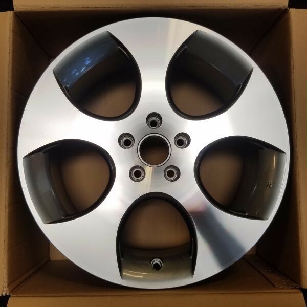 MK6 VW Jetta GTI Detroit Wheel 5 Spoke Rim 5x112 18" Genuine Oem 2010