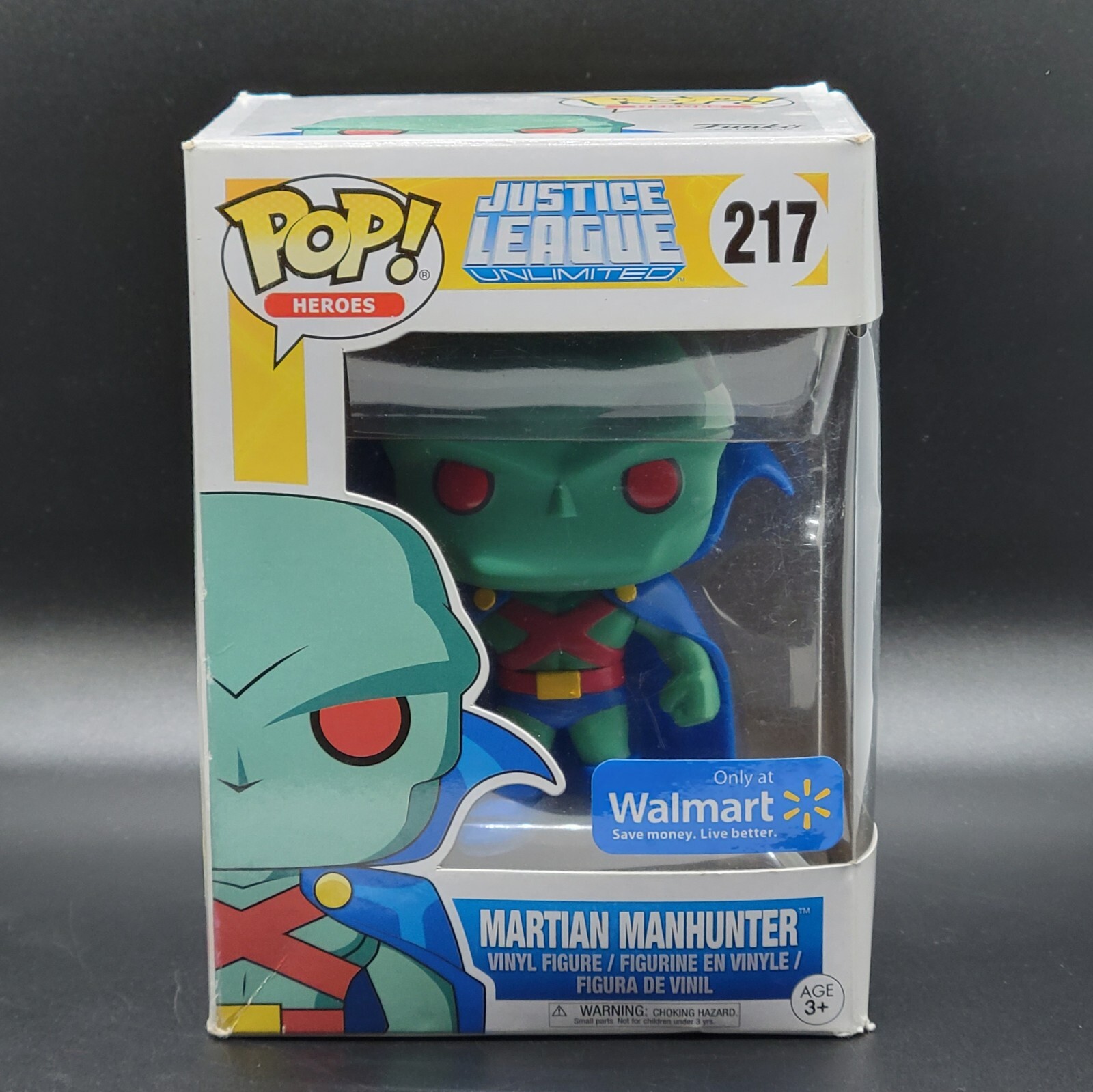 Martian Manhunter #217 ~ Funko Pop Heroes Justice League Walmart (Damaged)
