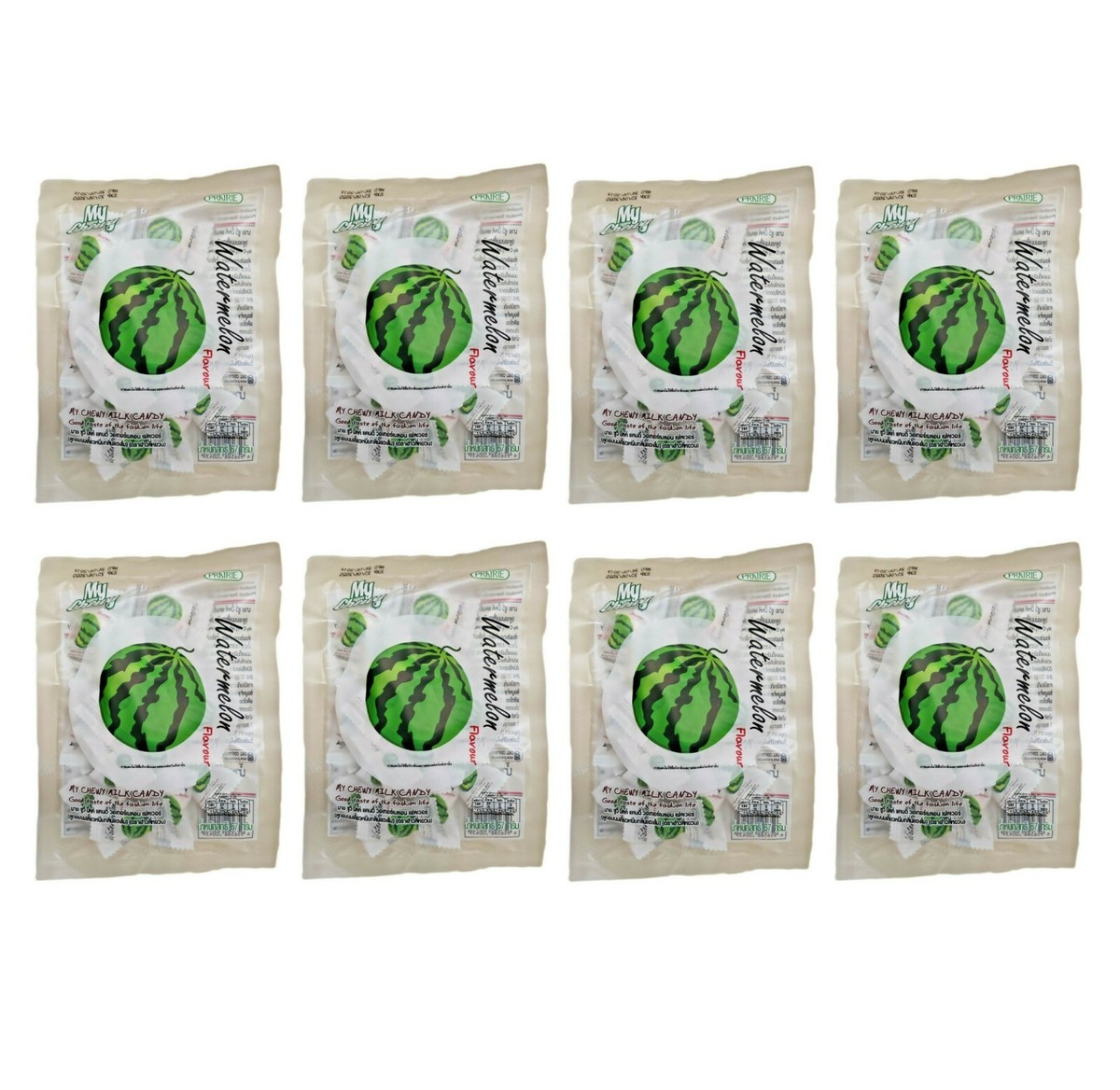 8 x My Chewy Milk Candy Sweet Sour Fruit Yogurt Mint Flavor Soft