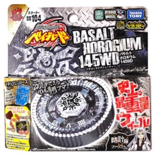 Takara Basalt Horogium Twisted Tempo 145WD Hades Beyblade BB-104 Metal Starter