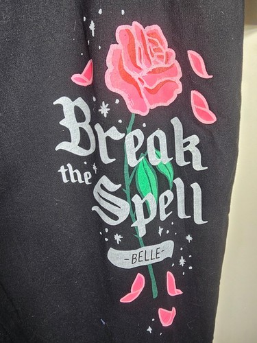 Disney Store Beauty & The Beast Break The Spell Belle Sweat Pants Women's XL New - Picture 3 of 8