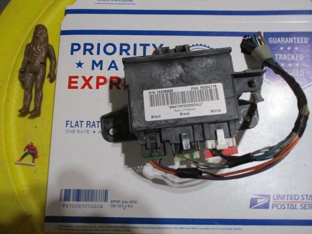 02 09 Chevy Trailblazer Rear Liftgate Control Module 15206805 Chevrolet Item40 For Sale Online Ebay