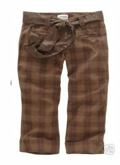 NWT $40 Aeropostale Brown Plaid Capris Capri Pants
Opens in a new window or tab