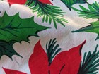 Tablecloth Christmas Poinsettias Huge 96” x 57” — photo 5