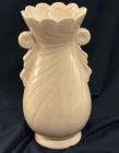 Brush Pottery Co., 1940 Urn-style, Scroll-Handled, Champagne #606  Vase