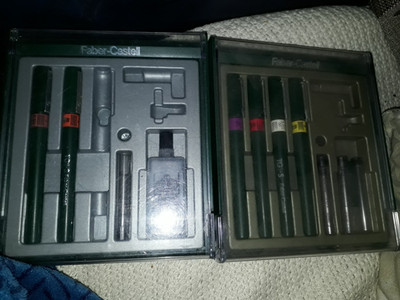 vintage faber castell tg1-s technische Zeichenstifte Konvolut in Etuis #6