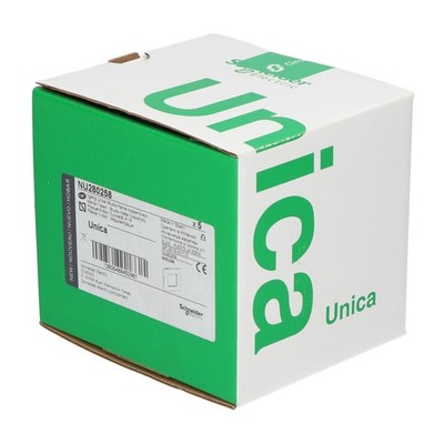 Schneider Electric NU280258 (5pcs) 1 Gang Unica Studio Frame New NFP