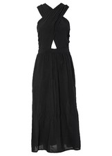 Maxi-Kleid mit Cut-Out Gr. 36 Schwarz Sommerkleid Partykleid 1xget NEUw