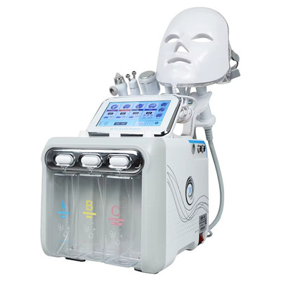 Hydra Aqua Gesichtsgerät 6in1 Beauty Maschine Tiefenreinigung RF Spray Maske