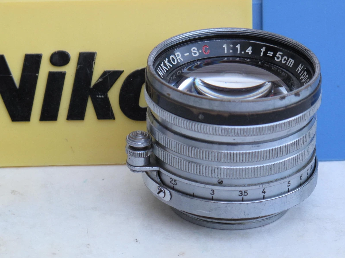 NIPPON KOKI Silevr 冨岡光学レンズ 50mm Focal f/1.4 Lenses Nippon Kogaku for sale | eBay