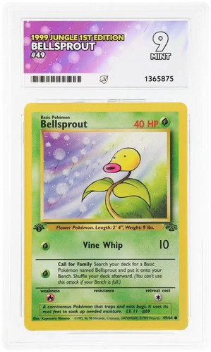 Bellsprout (1st Edition) graded ACE 9 for sale on eBay