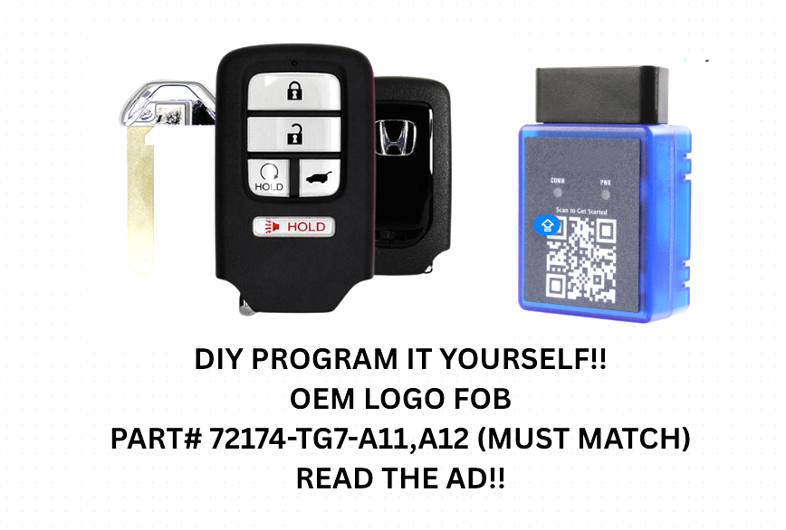 DIY HONDA SMART KEY FOR CIVIC CR-V PILOT KR5V2X INC PROGRAMMING TOOL!!