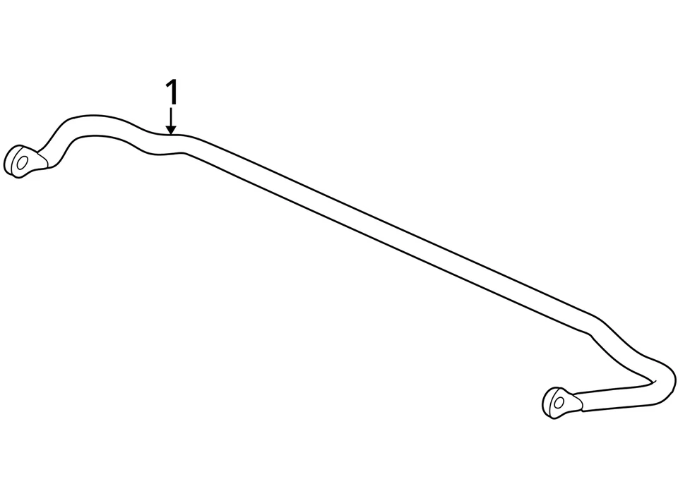 Barra estabilizadora trasera Saturn Vue 2008-2009 fabricante original AZFA3 Foto 3 de 3