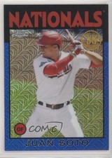 2021 Topps Silver Pack 1986 Chrome Baseball Blue 148/150 Juan Soto #86BC-96 1u6